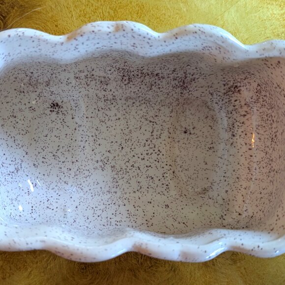 Vintage Planter MCM Retro Speckled Ungemach Pottery - Picture 3 of 6